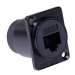 Câble de prise rj45 type d, connecteur de signal femelle cat6, adaptateur d'interface d'extension ethernet ... Câble de prise rj45 type d, connecteur de signal femelle cat6, adaptateur d'interface d'extension ethernet ...