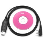 Cble de programmation usb compatible avec radio baofeng uv - 5r uv - 82 kenwood tk - 3000 tk - 3201 ...