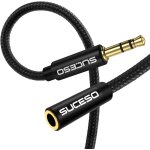 Cable rallonge jack audio 3m cble extension audio en nylon tress jack str 3, 5mm mle vers femelle ...