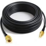 Câble rallonge sma 10 m - adaptateur de sma mâle à femelle - câble coaxial rg174 pour antenne 4g lte ... Câble rallonge sma 10 m - adaptateur de sma mâle à femelle - câble coaxial rg174 pour antenne 4g lte ...