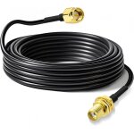 Câble rallonge sma 5 m - adaptateur de sma mâle à femelle - câble coaxial rg174 pour antenne 4g lte gsm ... Câble rallonge sma 5 m - adaptateur de sma mâle à femelle - câble coaxial rg174 pour antenne 4g lte gsm ...