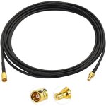 Cble rallonge smb mle  smb femelle 3m / 9. 84pieds cble coaxial rg174 compatible avec antenne dab ...