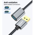 Cble rallonge usb 3. 0, [2 pices 1m] cble extension usb 3. 0 mle a vers femelle a 5 gbps compatible ...