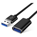 Cable rallonge usb 3. 0 de 2m compatible avec cle usb manette de jeu disque dur externe clavier souris ...