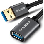Cable rallonge usb 3. 0 2m câble extension mâle a vers femelle chargement et données à 5gbps compatible ... Cable rallonge usb 3. 0 2m câble extension mâle a vers femelle chargement et données à 5gbps compatible ...