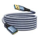 Cable de rallonge usb 3m, usb 3. 0 male vers femelle rallonge cable transfert de donn�es a grande vitesse ...