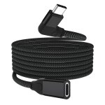 Cble de rallonge usb - c mle vers femelle 2m, usbc cord 3. 1 3. 2 gen2 10gbps, cable rallonge type ...