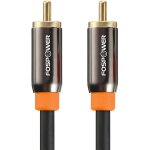 C�ble rca audio plaqu� or 24k, rca m�le vers m�le, c�ble coaxial pour amplificateur, home cin�ma, hdtv, ...