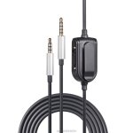 Cble de rechange pour casque de jeu astro - a10 a40 a30, 2m, 3. 5mm, contrle du volume, cble extra ...