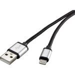 Cble renkforce ipad / iphone / ipod 3 m [1x usb 2. 0 mle type a - 1x dock apple mle lightning] gain ...