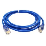 C�ble r�seau bleu ethernet pour ordinateur, 1. 6 m�tres, lan cat5e, pour modem et routeur