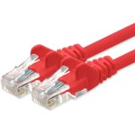 Cble rseau cat 5e cble patch rseau utp avec 2x fiches rj45 7m rouge