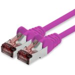 C�ble r�seau cat. 6 50m magenta - 1 x c�ble ethernet lankabel cat6 c�ble r�seau lan sftp pimf patch cable ...