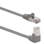 Cble rseau cat. 6 angle 90 degrs 0, 25 m - gris - 1 pice - cble patch cat6 (sftp pimf) 1000 mbit ...