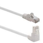 Câble réseau cat. 6 angle 90 degrés 2m - blanc - 1 pièce - câble patch cat6 (sftp pimf) 1000mbit / s ... Câble réseau cat. 6 angle 90 degrés 2m - blanc - 1 pièce - câble patch cat6 (sftp pimf) 1000mbit / s ...