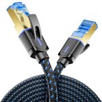 Câble réseau cat 8 7, 5 m (40 gbit / s, nylon, 100 % cuivre) s / ftp pimf - câble patch gigabit ethernet ... Câble réseau cat 8 7, 5 m (40 gbit / s, nylon, 100 % cuivre) s / ftp pimf - câble patch gigabit ethernet ...