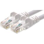 C�ble r�seau cat6 cat 6 - 1x 1m - rj45 ethernet lan dsl routeur modem - blanc