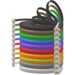 Câble réseau cat6 cat 6 plat flat slim 10x 1, 5m - rj45 ethernet lan dsl routeur modem - 10 couleurs[video2604 ... Câble réseau cat6 cat 6 plat flat slim 10x 1, 5m - rj45 ethernet lan dsl routeur modem - 10 couleurs[video2604 ...