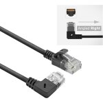 C�ble r�seau cat6a coud� � 90 vers la droite, u / utp lszh - c�ble lan fin de 3, 6 mm - c�ble ethernet ...