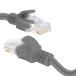 Câble réseau ethernet rj45 catégorie 6 connexion rapide fiable 50m linq gris Câble réseau ethernet rj45 catégorie 6 connexion rapide fiable 50m linq gris