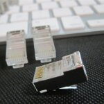 Cble rseau ftp 8p8c rj 45, connecteur ethernet  sertir, blindage rj45, passage modulaire, 10 pices ...