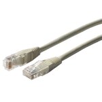 Cble rseau rj45 adsl 0. 50m cat. 5e gris