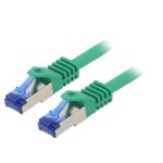 Cable reseau rj45 male s - ftp cat 6a vert - 3m