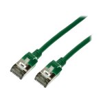 Cable reseau rj45 male u - ftp cat. 6a vert - 0. 3m