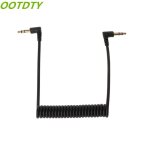 C�ble � ressort r�tractable � angle droit de 90 degr�s, jack m�le � m�le de 3. 5mm, audio st�r�o, pour ...