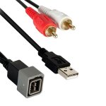 C�ble de r�tention d'entr�e de port usb d'adaptateur d'autoradio pour nissan