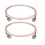 Cble rg316 bnc 2m mle  mle coaxial 50 ohm pour signaux vido cctv dvr antenne scanner radioamateurs ...