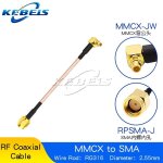 Câble rg316 sma vers mmcx, ecrou femelle rp - sma vers prise mâle mmcx, antenne wifi a angle droit et ... Câble rg316 sma vers mmcx, ecrou femelle rp - sma vers prise mâle mmcx, antenne wifi a angle droit et ...