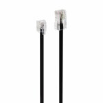 Cable rj11 / rj45 5m noir