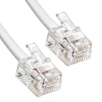 Câble rj11 vers rj11 pour téléphone fixe, routeur, modem vers prise téléphonique rj11 / microfiltre - ... Câble rj11 vers rj11 pour téléphone fixe, routeur, modem vers prise téléphonique rj11 / microfiltre - ...