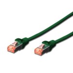 C�ble rj45 droit cat6 blinde 10m vert connectland