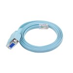 Cble rj45 vers port srie 9 broches db9 femelle rs232 vers rj45 mle cat5 ethernet lan rollover console ...