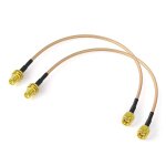 Cable rp - sma rallonge antenne wifi 30cm adaptateur de rp - sma m�le � femelle rg316 pour extension ...