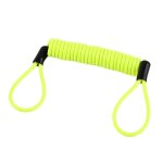 Cble de scurit vert anti - vol pour moto, 120cm, frein  disque sur roue, serrure d'alarme, sac et ...