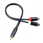 Cble sparateur audio 2 rca femelle  1 rca mle, convertisseur de distributeur, haut - parleur, ligne ...