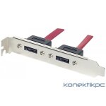 Cable slot 2 ports esata avec cordon interne de 30cm Cable slot 2 ports esata avec cordon interne de 30cm