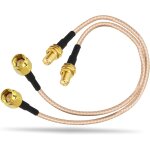 Câble sma rallonge antenne 5g 4g rg316 15cm adaptateur da sma male à femelle pour routeur cellulaire ... Câble sma rallonge antenne 5g 4g rg316 15cm adaptateur da sma male à femelle pour routeur cellulaire ...