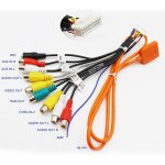Câble de sortie rca 2 din, adaptateur externe de microphone, câble universel pour autoradio - type rca ... Câble de sortie rca 2 din, adaptateur externe de microphone, câble universel pour autoradio - type rca ...
