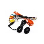 Câble de sortie rca 2 din, adaptateur externe de microphone, câble universel pour autoradio - type rca ... Câble de sortie rca 2 din, adaptateur externe de microphone, câble universel pour autoradio - type rca ...