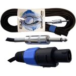 C�ble speakon / jack 6, 35 m�le / m�le