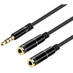 Cable splitter audio double jack compatible pour smartphone iphone console ps4 nintendo enceinte tablette ...