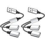 C�ble splitter mogood usb 2. 0 - cordon d'alimentation d'extension / transfert de donn�es - double port ...