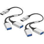 Cble de splitter typec, 3 en 1 mle vers 3usb 2. 0 1typec tte de femme splitter, charge du cordon d'alimenta ...
