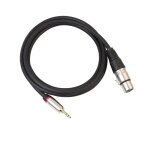 Cble stro mle vers xlr femelle de 3. 5mm, carte de connexion, cble de microphone externe pour tlphone ...
