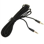 Cble stro noir mle vers mle, 2 / 3 / 5m, 3. 5mm, cordon audio stro, pour tlphone, mp3, pda, ...