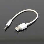 Cble de synchronisation de donnes, chargeur court usb, adaptateur jack 3. 5mm, cordon de chargement ...